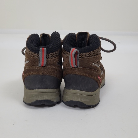 Kids Vasque Boots hiking lace-up lacing tall insulated rubber soles tread - Picture 8 of 13